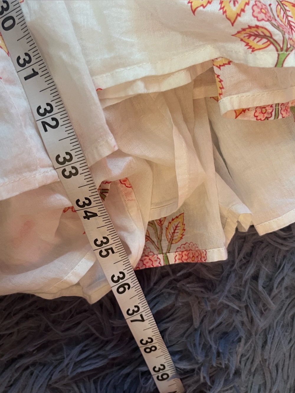 Ro'S Garden Sophie Sleeveless Tiered Floral Boho Dress in Pink Cream Size S - Picture 5 of 6